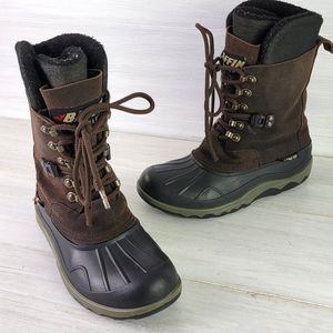 Baffin Leather Waterproof Insulated Snow Boots Size 7W/ 5M